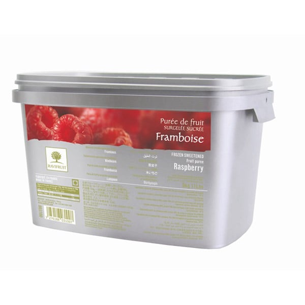 Raspberry Frozen Fruit Puree 5kg - Ravifruit